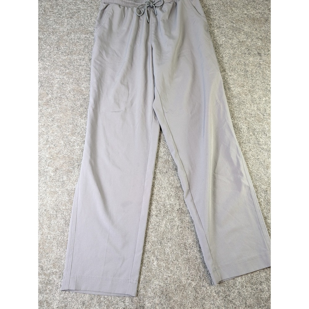 GapFit Mercury Grey Drawstring Athletic Pants S 866810-08 EUC